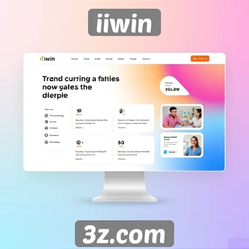 Análise da interface do usuário do site iiwin
